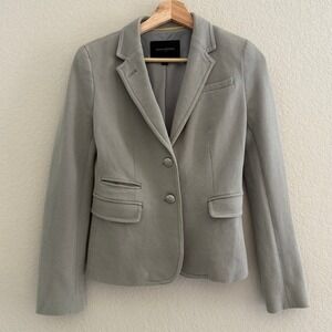 Banana Republic Light Gray Textured Knit Blazer Jacket Size‎ 0
